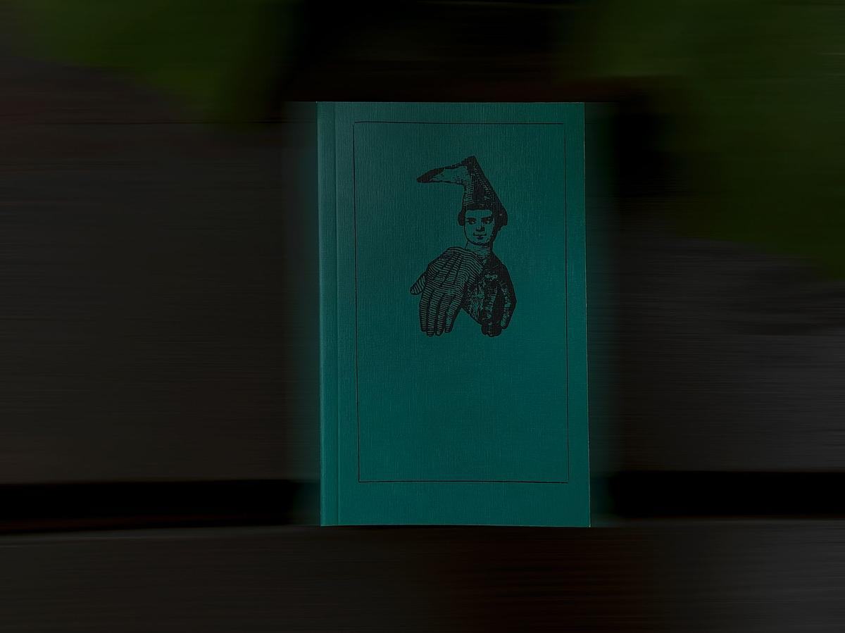 Титульное изображение для страницы: фотография обложки книги «Призраки со всех сторон» на смазанном фоне
